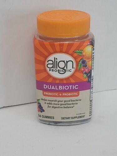 Align Prebiotic + Probiotic Gummies - (54 Count) Fruit Flavored  04/24 - $13.94