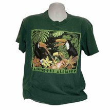 Vintage Rainforest Alliance Men’s T Shirt Medium Tuscan Fort Worth Zoo - £17.53 GBP
