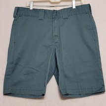 Dickies Shorts Mens Size 34 Blue Chino Relaxed fit waist measures 36 - £13.43 GBP