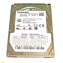 Toshiba SATA Hard Drive 80GB 2.5&quot; SATA Toshiba MK8052SX HDD2H05 - $14.55