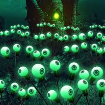 Sunmile Halloween Decorations Outdoor 2 Pack 12 LED Solar Eyeball Pathwa... - $422.09 MXN