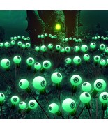 Sunmile Halloween Decorations Outdoor 2 Pack 12 LED Solar Eyeball Pathwa... - $22.67
