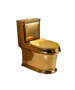 Luxurious Gold Electroplated Toilet with Cyclone Flushing and Automatic ... - $2,757.65 CAD