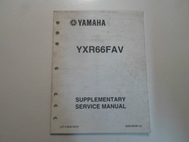 2006 Yamaha YZR66FAV Supplementary Service Manual STAINED OEM BOOK 06 DEAL - $14.99