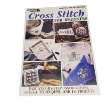 Leisure Arts Cross Stitch for Beginners Step by Step Instructions Leafle... - $7.91