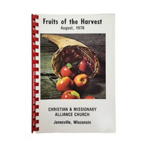 Christian &amp; Missionary Alliance Church Cookbook Janesville Wisconsin VTG Dessert - £14.24 GBP