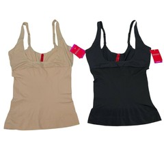 Spanx Shaper Top SS0315 Shape My Day Open Bust Cami Tank Targeted Firm Shaper - £53.47 GBP