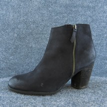BP.  Women Ankle Boots Black Leather Zip Size 10 Medium - £19.46 GBP