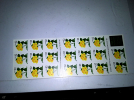 US Stamps/Postage/Booklet Sc #3049a Yellow Roses MNH F-VF OG FV $6.40 - £7.53 GBP