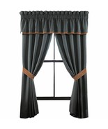 Croscill TUSCON Arizona Teal Pole Top Drapes Drapery - $94.36 CAD