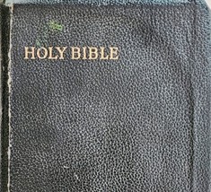 Holy Bible Red Letter King James 1953 Illustrated Photos Vintage Christian BKBX4 - £46.98 GBP