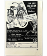 1949 Monark Super Deluxe Bicycle Advertisement Transportation Bikes DWU16A - $366.58 MXN