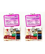 LOT OF 2 Allary Home &amp; Travel Sewing Kit in Reusable Case - £6.24 GBP