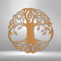 Classic Tree of Life Steel Sign Laser Cut Powder Coated Home &amp; Office Me... - £41.00 GBP+