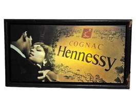 VINTAGE Hennessy Cognac Lighted Bar Sign 28.5&quot; x 15.5&quot; - WORKS - £110.81 GBP
