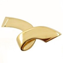 18KT Yellow Gold Tiffany &amp; Co. Ribbon Brooch By Paloma Picasso - £2,106.92 GBP