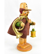  Wooden Figure West Germany 9” Vintage Smoking Pipe Lantern - $81.17 CAD