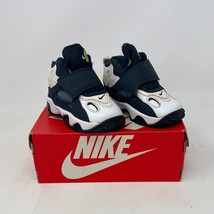 Infant Nike Speed Turf Sneakers Size 5 White Lime Navy 535737-134 - £27.24 GBP