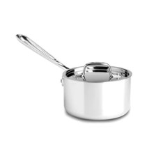 All-Clad 4201.5 Tri-Ply Stainless-Steel  1.5-qt Sauce Pan with lid (DENT) - £66.55 GBP