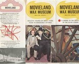 Movieland Wax Museum Brochure Buena Park California 1960&#39;s Shrine to the... - $17.82