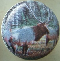 Ceramic Cabinet Knobs Elk Caribou #1 wildlife deer - £4.22 GBP
