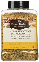 Steak Seasoning Farmer Brothers (No MSG Added) 1.75 LB # 141420 top quality - £25.41 GBP