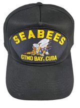 Seabees Guantanamo Bay, Cuba HAT - Black - Veteran Owned Business - £18.36 GBP