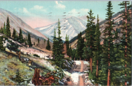 Torreys Peak Loveland Pass Highway Colorado Postcard Posted 1938 - $11.10