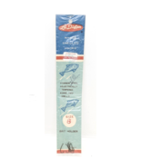 L. M. Dickson Vintage Taiwan Made Nylon Size 8 Snelled Hooks Unopened Pack - $4.94