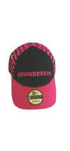 Seattle Sounders FC New Era 9Twenty Adjustable Cap Hat Black/Pink! - £18.13 GBP