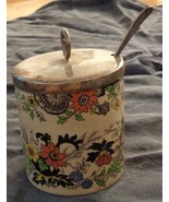 Antique Lancaster &amp; Sandland LTD. Relish Jar/Spoon/Lid - GREAT VINTAGE P... - $740.52 MXN
