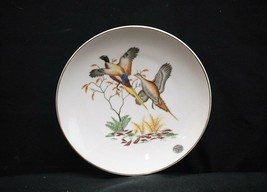 Old Vintage Hand Painted Pheasant Bird Plate w Gold Trim by Enesco ~ Japan - £13.18 GBP