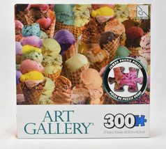 Sure Lox Art Gallery 300 piece Jigsaw Puzzle Ice Cream Cones NIB Sealed - $29.65
