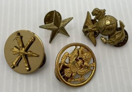 Lot Of Vintage Military Pins Four Different WWII US Army - £14.29 GBP