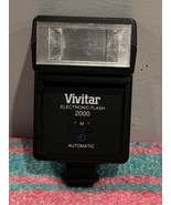 Vivitar Electronic Flash 2000 Mount Auto Manual Tested Works - £8.28 GBP