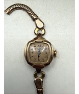 Bulova L0 LO 14k RGP Ladies Wrist Watch Broken JB Champion Band - $454.78 MXN