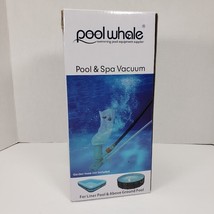 POOLWHALE Pool &amp; Spa Vacuum Jet Underwater Cleaner W/Brush, Bag, 4 Secti... - £25.72 GBP