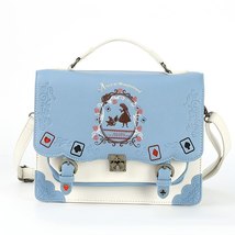 Alice in Wonderland Lolita Handbag Women&#39;s Shoulder PU Bag Japanese Cute Embroid - £63.98 GBP