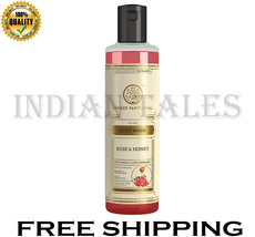 Khadi Natural Rose &amp; Honey Body Wash | Body Wash for Deep Cleansing | 210ml  - £19.97 GBP