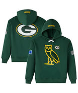Mens OVO GB Packers Icon Team Pullover Hoodie - Green - $79.00