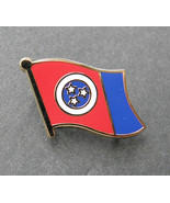 TENNESSEE US STATE FLAG LAPEL PIN 7/8 INCH - £4.45 GBP