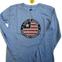 Life Is Good Boys  S 5-6 Crusher Graphic Long Sleeve T-Shirt Positively American - £9.66 GBP