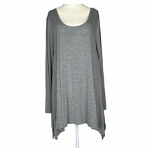 Soft Surroundings Women&#39;s Top Tunic Long-Sleeve Asymmetrical Hem Size M - $369.07 MXN