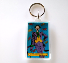 Batman The Joker Keychain 1982 Original Licensed Official DC Comics 2 Sides Ha! - £9.11 GBP