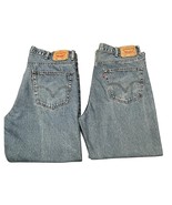 VTG Levis 550 Jeans Lot Of 2 Pairs Mens TAG 40x30 Relaxed Fit Straight A... - $815.14 MXN