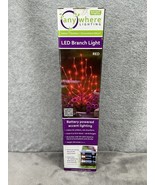 Everlasting Glow LED Lighted Tree Red Glitter Christmas Holiday Decor - $15.18