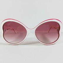 MOSCHINO MO 598-06S White/Red Love Heart Shaped RARE Vintage Sunglasses ... - £85.10 GBP