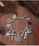 The Vampire Diaries CHARM BRACELET ♡ Stefan, Damon, Elena, Katherine ☆ RARE TVD! - $12.99