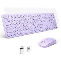 Wireless Keyboard And Mouse, 2.4G Full Size Wireless Keyboard Mouse Combo - Ultr - £57.53 GBP