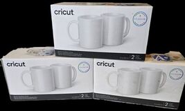 Cricut Ceramic 12oz Mugs Blank White - Sublimation 6 Blanks NIB - $16.99